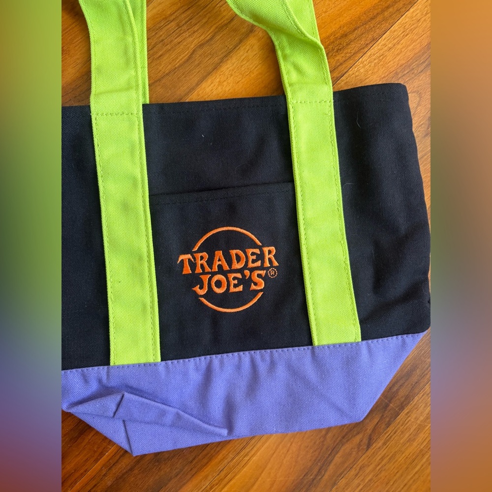 Trader Joe’s Fall/Halloween Mini Canvas Tote Bag Set, all 4, NEW - Picture 3 of 7